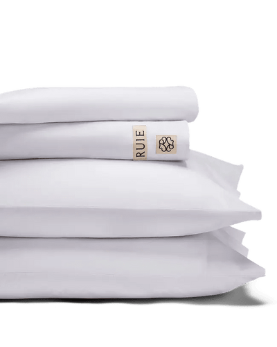 RUIE Percale Fitted Sheet Set
