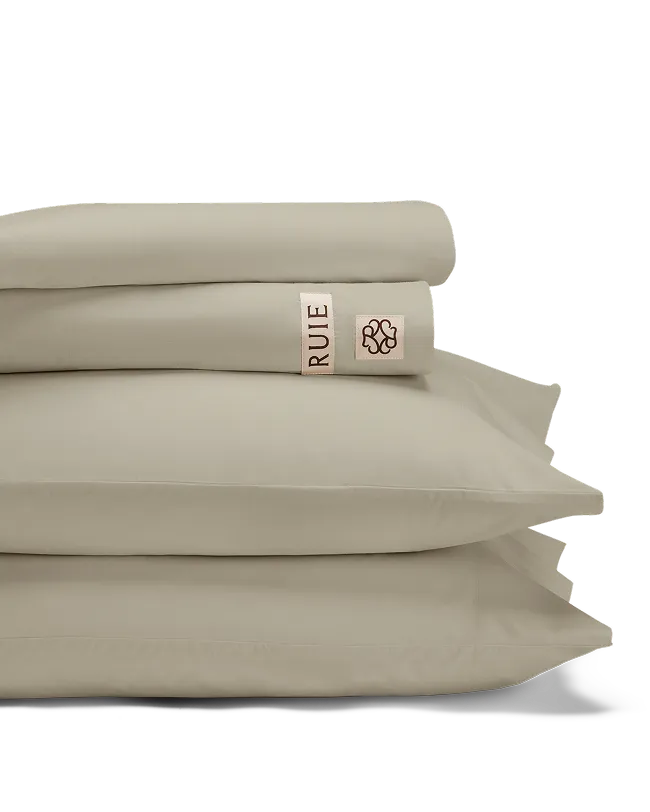 RUIE Percale sheet set
