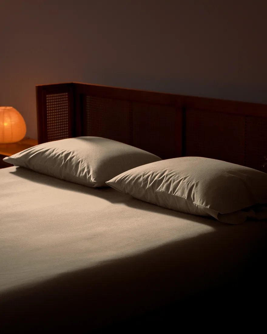 RUIE Percale Pillowcase Set